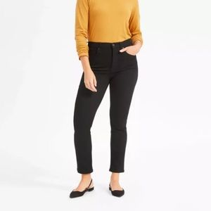 Everlane High Rise Cigarette Slim Straight Jeans